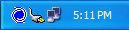 Abyss Web Server icon in the system tray